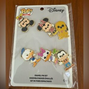 Brand New Funko Pop Disney Pin Set (NWT)